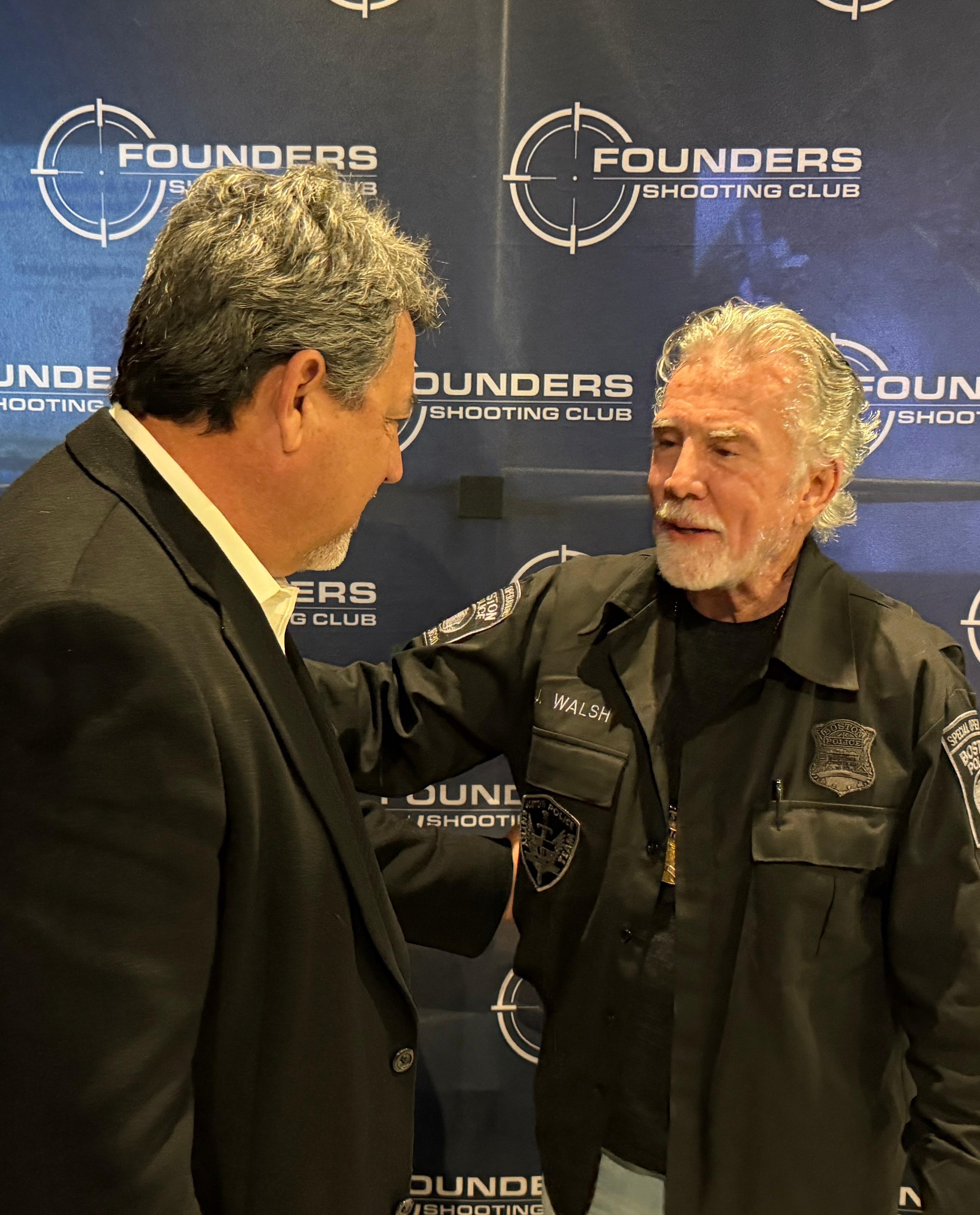 Randy Strauss at a public safety event